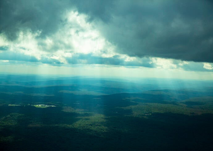 Pocono Water Gap AirTtour - sky view