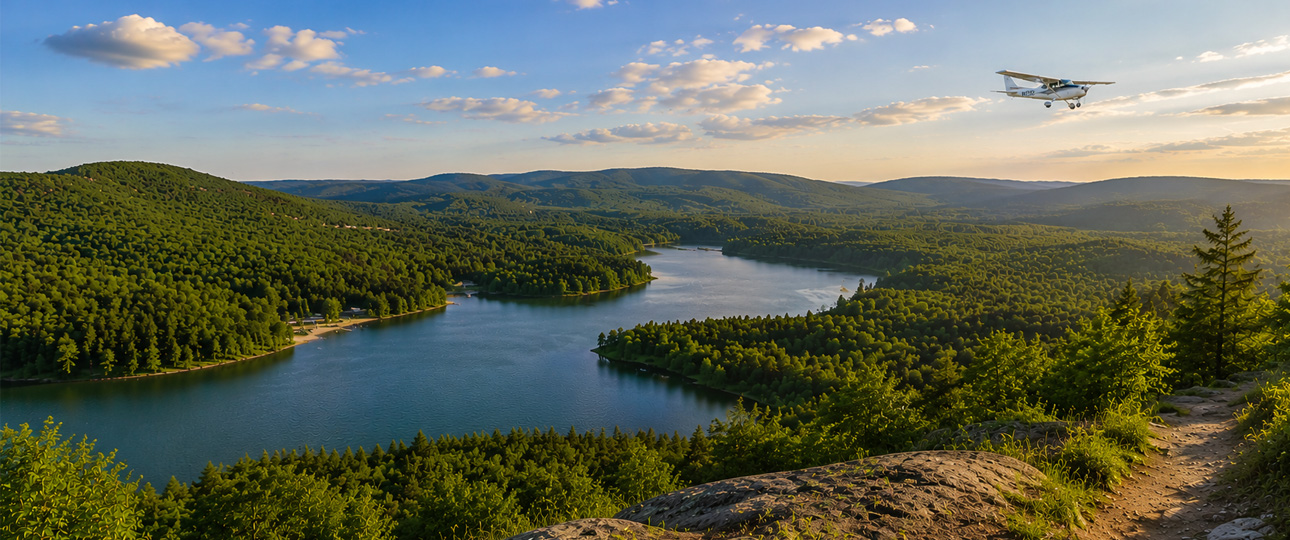Discover Things To Do Gouldsboro PA including outdoor recreation, scenic Pocono attractions, family activities, travel tips, and airplane rides.