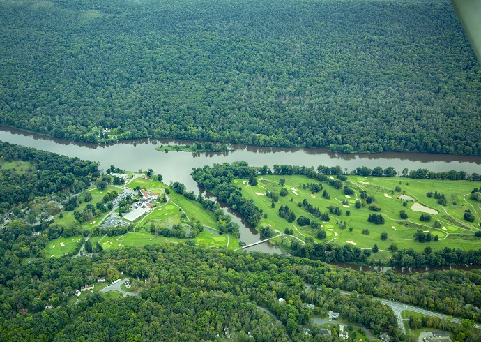 Water Gap Airplane Tour